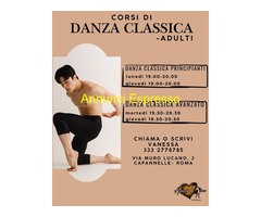 CorsoCorso di DANZA CLASSICA ADULTI