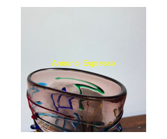 Vaso vintage Vetro Murano XX Enrico Camozzo .