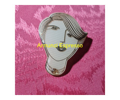 Léa Stein Paris spilla  vintage , in acetato di ce