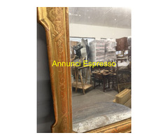 Antica specchiera a vassoio Luigi Filippo, XIX sec