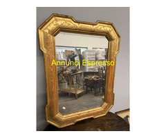 Antica specchiera a vassoio Luigi Filippo, XIX sec