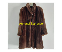 Giaccone castoro tosato donna