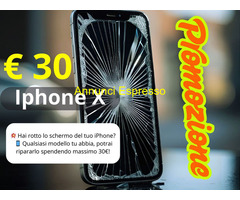 Offerta Speciale: Riparazione Vetro iPhone X