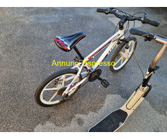 BICI-BIKE BMX -UMT- + MONOPATTINO PIEGHEVOLE X RAG