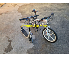 BICI-BIKE BMX -UMT- + MONOPATTINO PIEGHEVOLE X RAG
