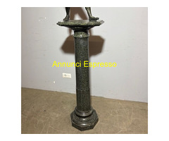 Splendida antica scultura  raffigurante Satiro