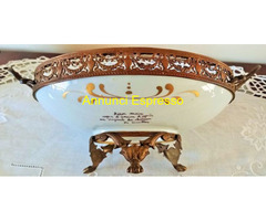 Antico Centrotavola Limoges . Ovale