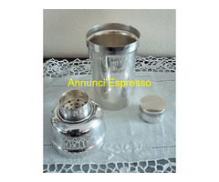 Cocktail shaker pubblicitario vintage F.lli Broggi