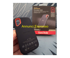 SanDisk 4TB Extreme SSD portatile garanzia 2028
