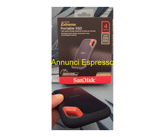 SanDisk 4TB Extreme SSD portatile garanzia 2028