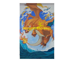 Charizard DIPINTO XXXL