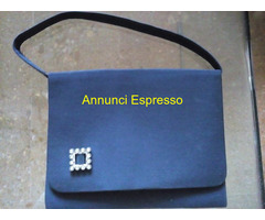BORSETTA VINTAGE BLU