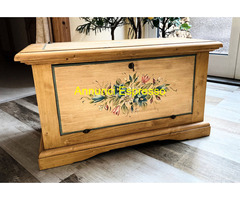 Panchetta abete decorata a mano