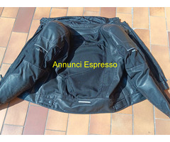 Giaccone moto uomo marca Spidi taglia 48 pelle ner