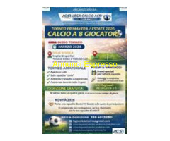 Torneo di calcio a otto giocatori da Marzo 2026