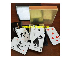 Carte da gioco Playboy da viaggio , poste in elega