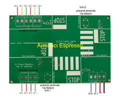 Modellino per prove con PLC o Arduino: Semaforo