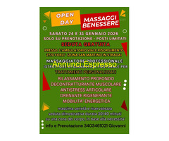 OPEN DAY MASSAGGI E BENESSERE