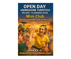 4FUN ENTERTAINMENT cerca  ANIMATORI MINI9 CLUB nel settore Turismo con  esperienza
