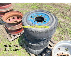 N.4 GOMME PIENE X MULETTO MISURE 250-15 CERCHIO 10