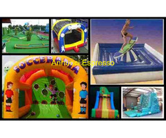 NOLEGGIAMO  GIOCHI GONFIABILI  E SPORTIVI