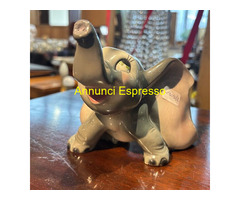 Antico Elefantino in terraglia a colaggio