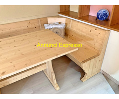 Giropanca e tavolo abete