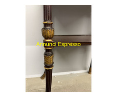 Antico tavolinetto etagere in mogano impero XIXsec