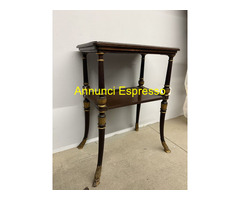 Antico tavolinetto etagere in mogano impero XIXsec