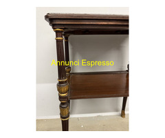 Antico tavolinetto etagere in mogano impero XIXsec