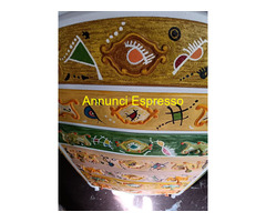 MOBILE CASSETTIERA DIPINTA A MANO FIRMATA