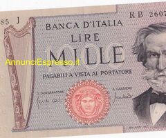 Banconote Anni 70.Giuseppe Verdi.