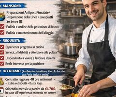 Paskal Job cerca  Cercasi Aiuto Cuoco DE nel settore Turismo con  esperienza