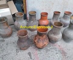Brocche in terracotta antiche per il latte
