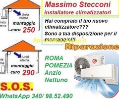 Montaggio condizionatore inverter Ardea colle Romito