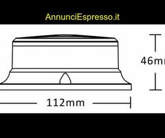 NUOVO  AMA LAMPEGGIANTE A LED 12-24V