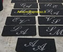 0-ZERBINI  PERSONALIZZATI ad intarsio