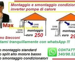 Montaggio condizionatore Torvaianica Pomezia