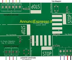 Modellino di semaforo per esercitazioni di program