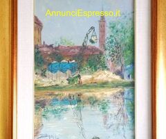 Quadro VISTA NAVIGLI anno 1976