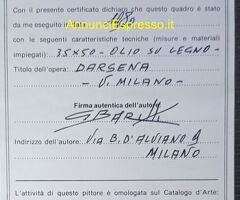Quadro VISTA NAVIGLI anno 1976