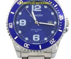 Orologio al quarzo  con data 40mm - Bianco-nero