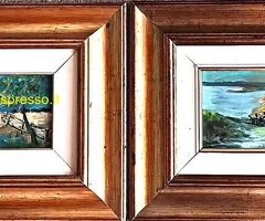 Due paesaggi del pittore Giuseppe Castrovilli