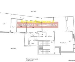 Appartamento mq180 Finiture di pregio quinto piano