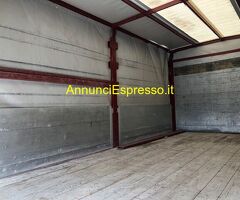 CASSONE FISSO CENTINATO CON TELO NUOVO PER IVECO,E
