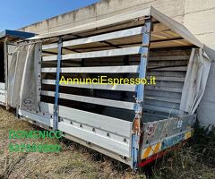 CASSONE IN ACCIAO INOX CON CENTINA E TELO PER EURO