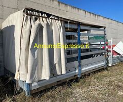 CASSONE IN ACCIAO INOX CON CENTINA E TELO PER EURO