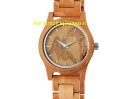Orologio da donna Excellanc in legno d'ulivo