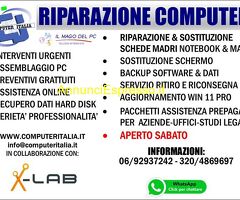 ASSISTENZA PC ROMA CIAMPINO MORENA CINECITTA'