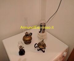 Vendo 4 Lampade a petrolio ANTICHE
